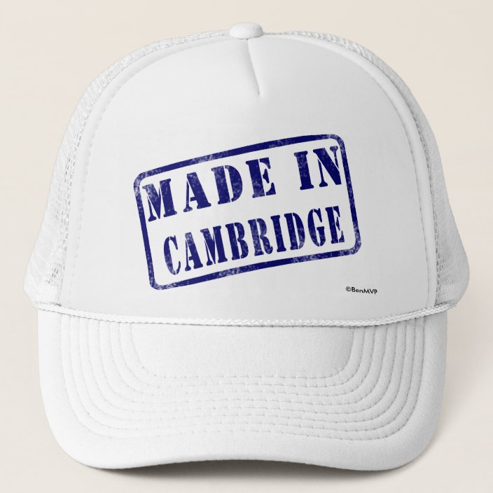 Made in Cambridge Trucker Hat