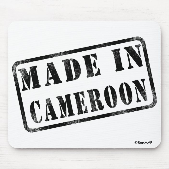 Made in Cameroon Mouse Pad