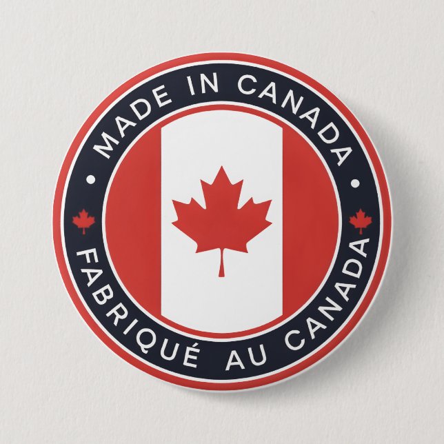 Made in Canada Button (Front)