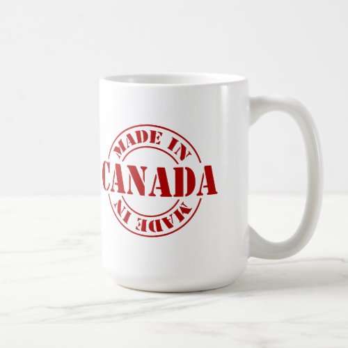 Made In Canada Canada Day Mug