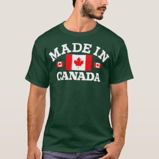 Made In Canada Canadian Flag T-Shirt