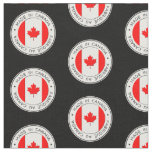 Made In Canada, Fabrique Au Canada, on Black Fabric