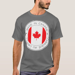 Made In Canada Flag  T-Shirt