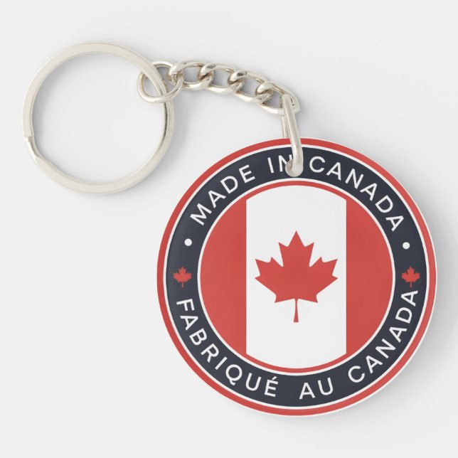 Made in Canada Keychain (Front)