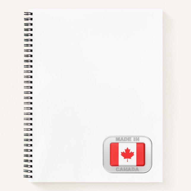 Made in Canada Notebook (Front)