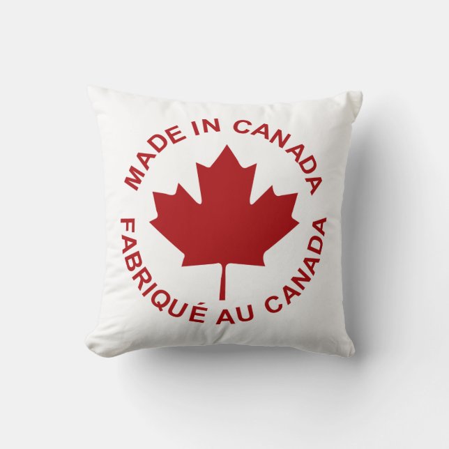 Made In Canada Pillow (Front)