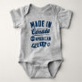 Made In Canada With American Parts Baby Bodysuit