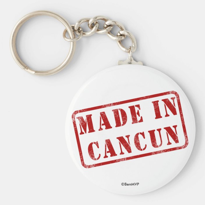 Made in Cancun Keychain