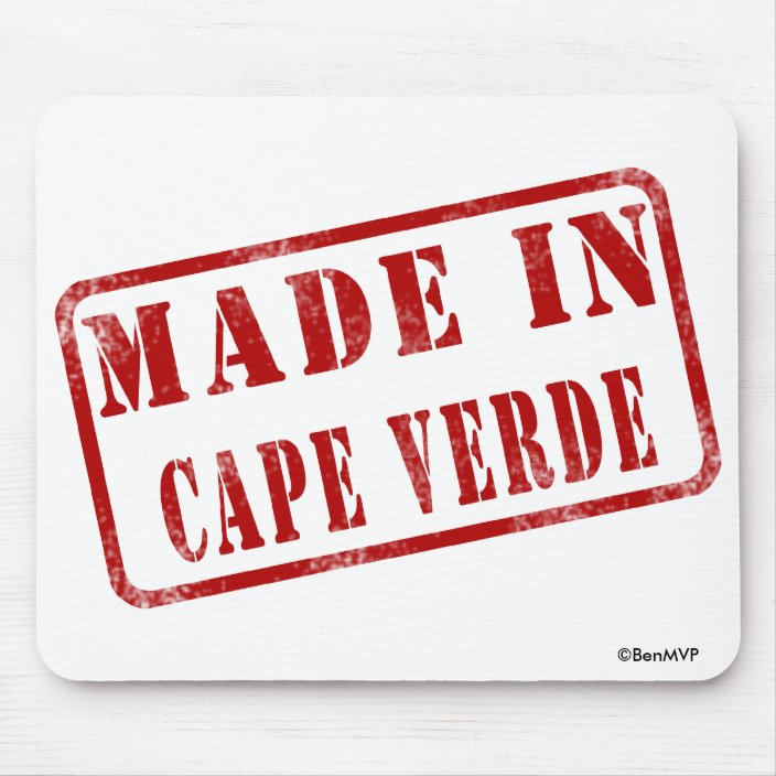 Made in Cape Verde Mouse Pad