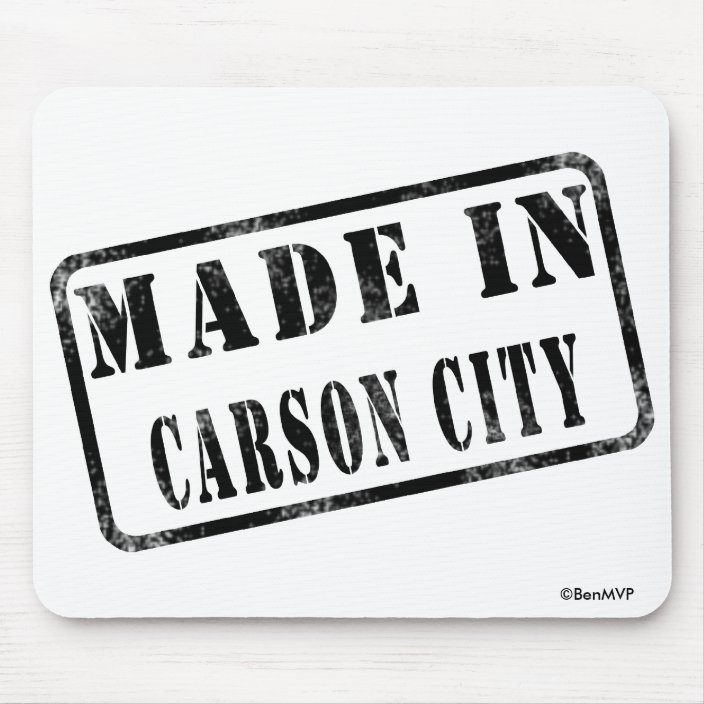 Made in Carson City Mouse Pad