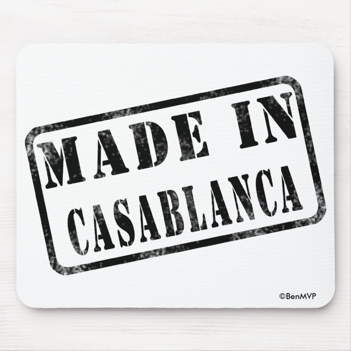 Made in Casablanca Mouse Pad