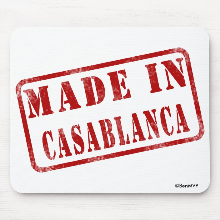 Made in Casablanca Mousepad