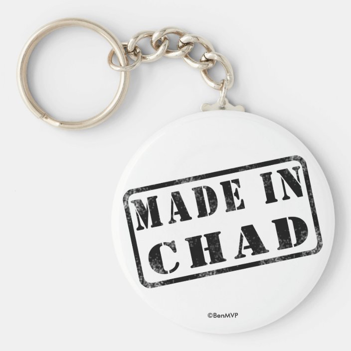 Made in Chad Keychain