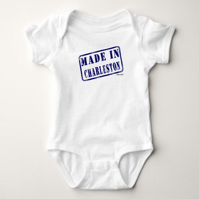 Made in Charleston Baby Bodysuit (Front)