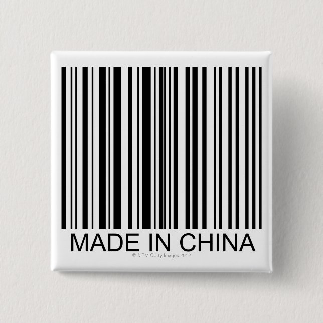 Made in China Button (Front)