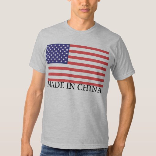 MADE IN CHINA FLAG T SHIRT | Zazzle