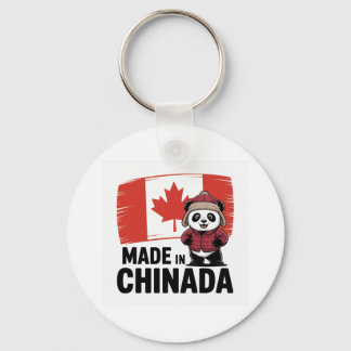 Made in Chinada Panda – Chinese Canadian Keychain