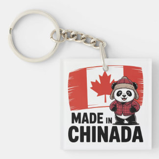 Made in Chinada Panda – Chinese Canadian Keychain