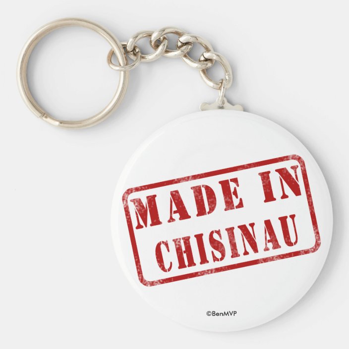 Made in Chisinau Key Chain