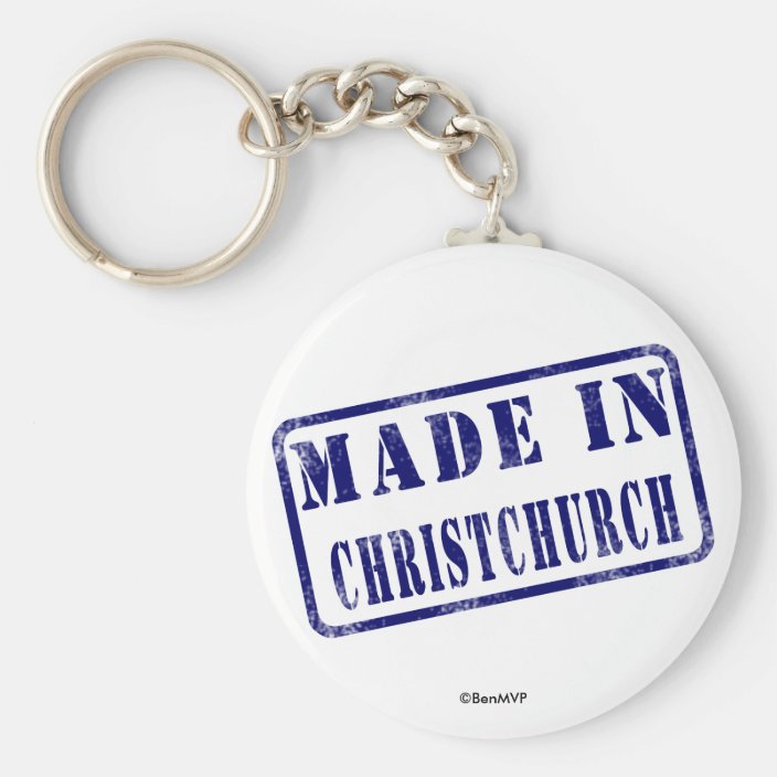 Made in Christchurch Key Chain