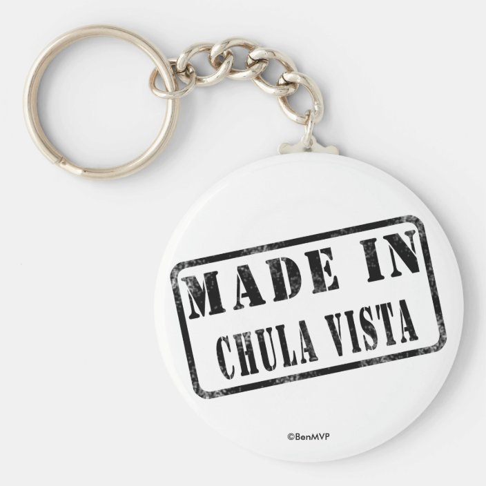 Made in Chula Vista Key Chain