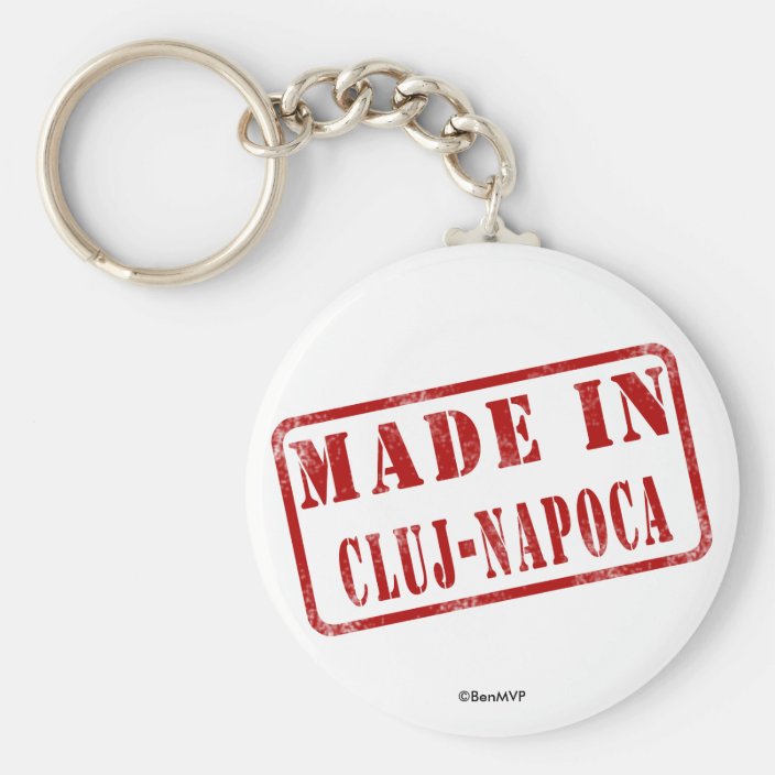 Made in Cluj-Napoca Keychain