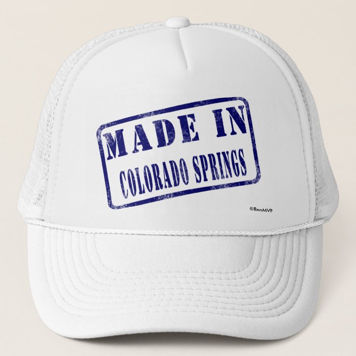 Made in Colorado Springs Trucker Hat