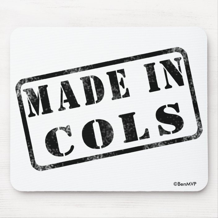 Made in COLS Mouse Pad