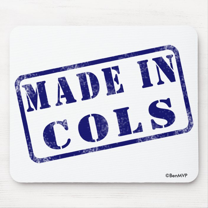 Made in COLS Mousepad