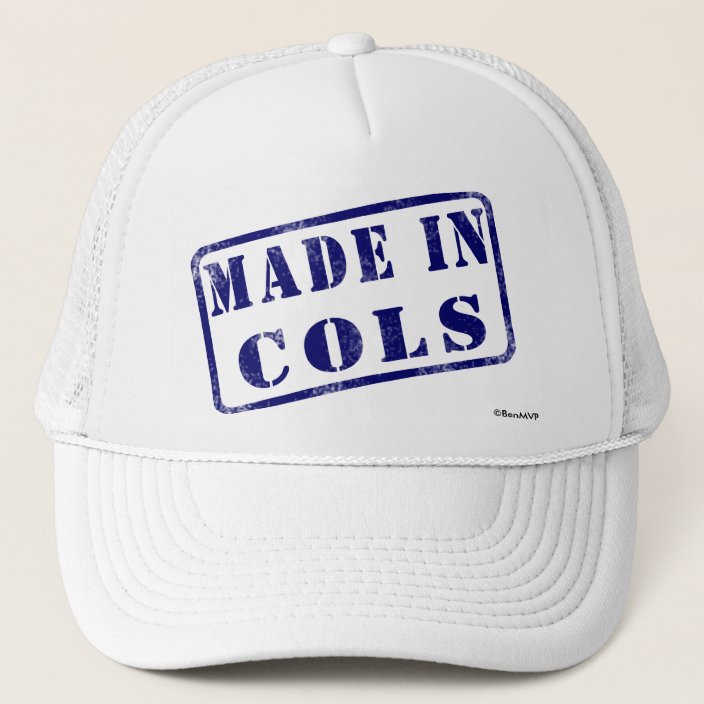 Made in COLS Trucker Hat