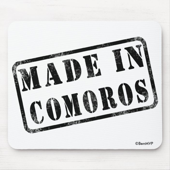 Made in Comoros Mousepad