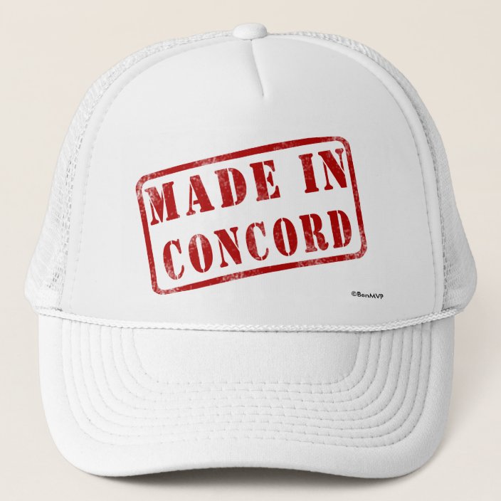Made in Concord Trucker Hat