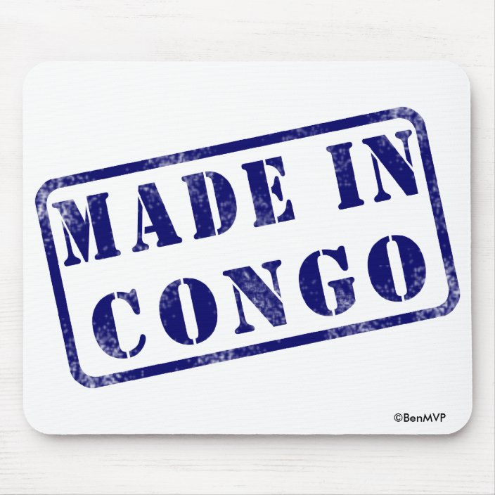 Made in Congo Mouse Pad
