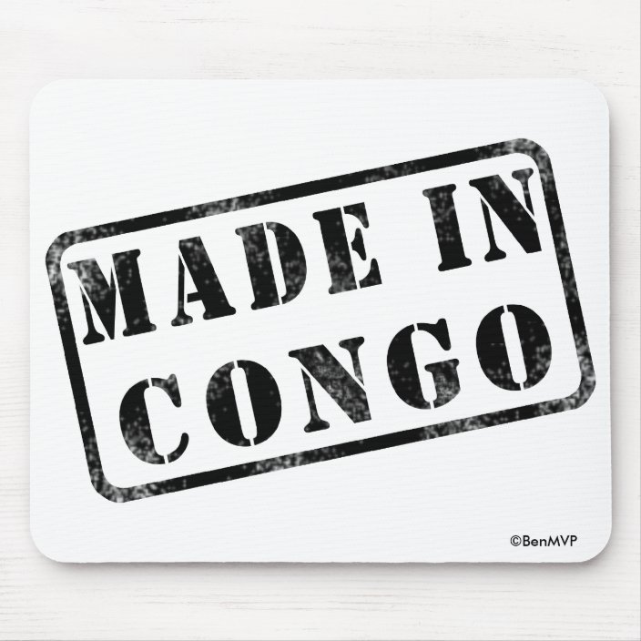 Made in Congo Mousepad