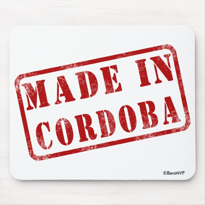 Made in Cordoba Mousepad