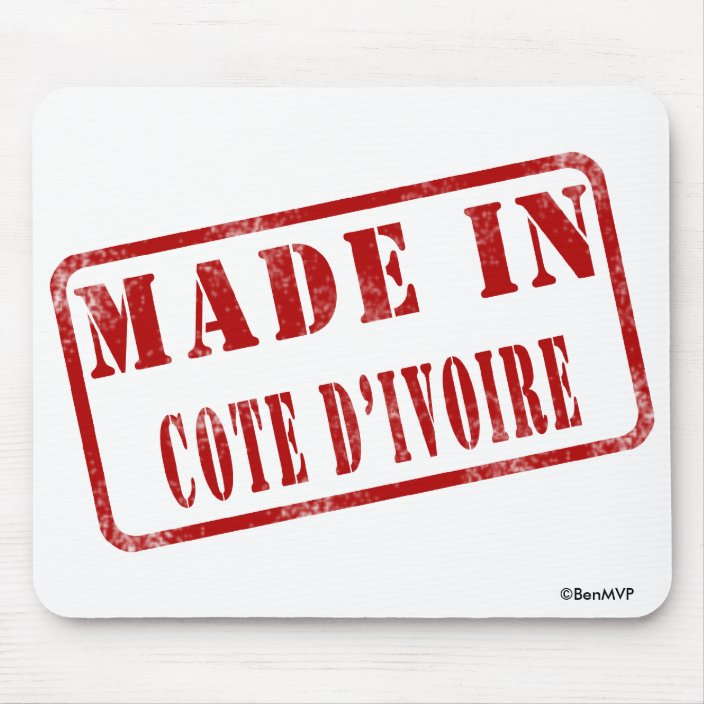 Made in Cote d'Ivoire Mousepad