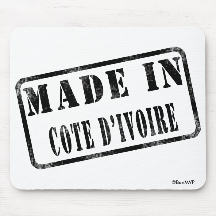 Made in Cote d'Ivoire Mousepad