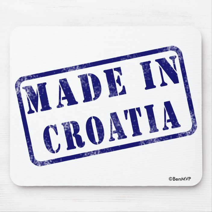 Made in Croatia Mouse Pad