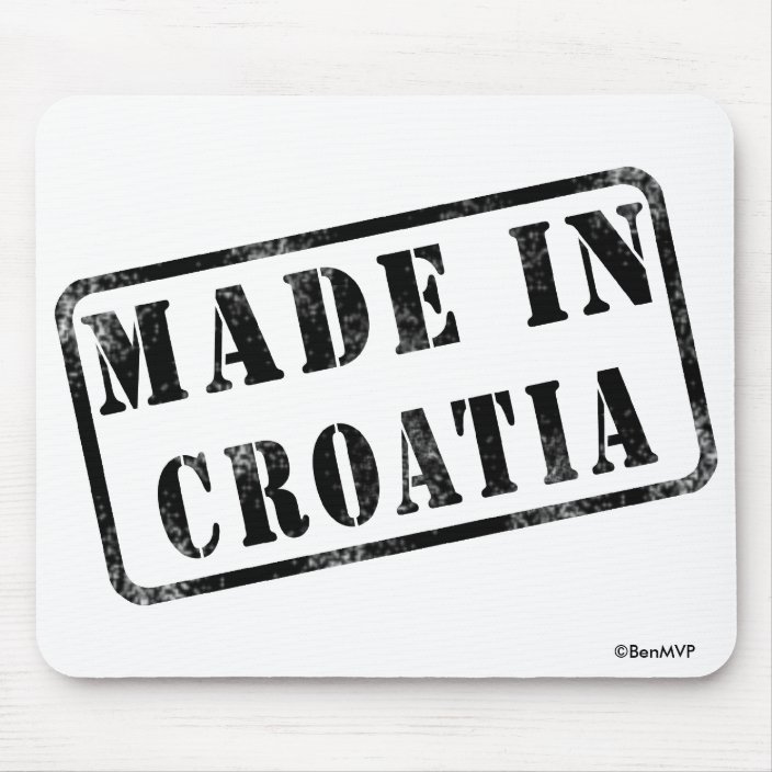 Made in Croatia Mousepad
