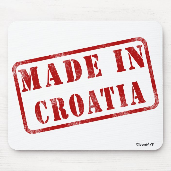 Made in Croatia Mousepad