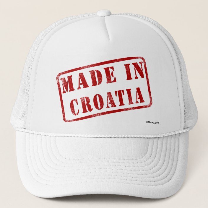 Made in Croatia Trucker Hat