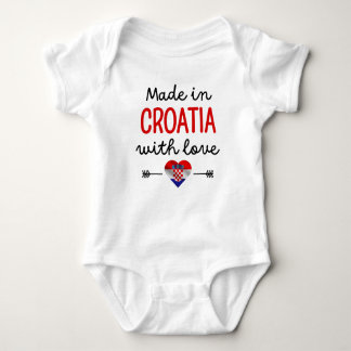 Made in Croatia with Love Cute Baby Bodysuit