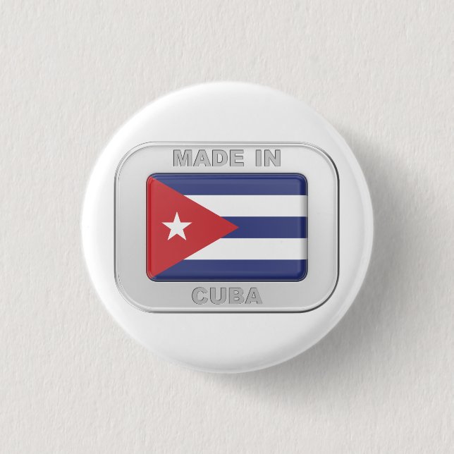 Made in Cuba Button (Front)