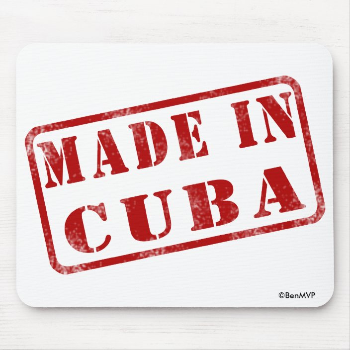 Made in Cuba Mousepad