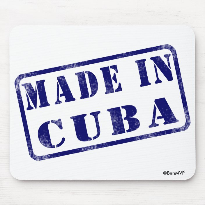 Made in Cuba Mousepad
