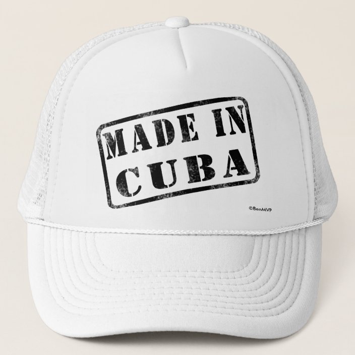 Made in Cuba Trucker Hat