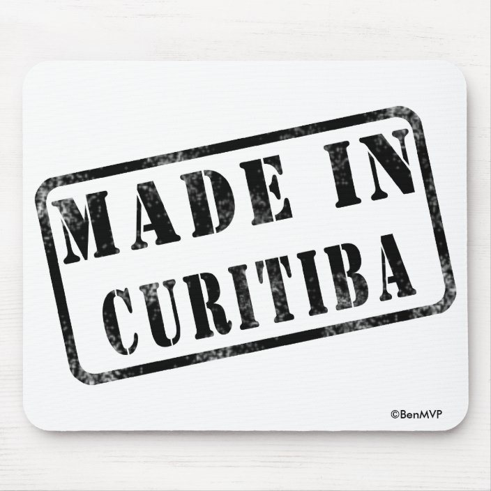 Made in Curitiba Mouse Pad