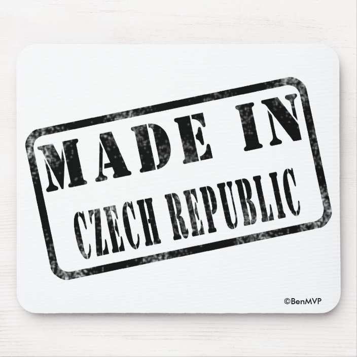 Made in Czech Republic Mouse Pad