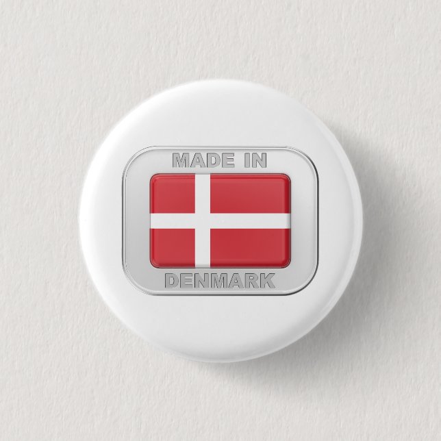 Made in Denmark Button (Front)