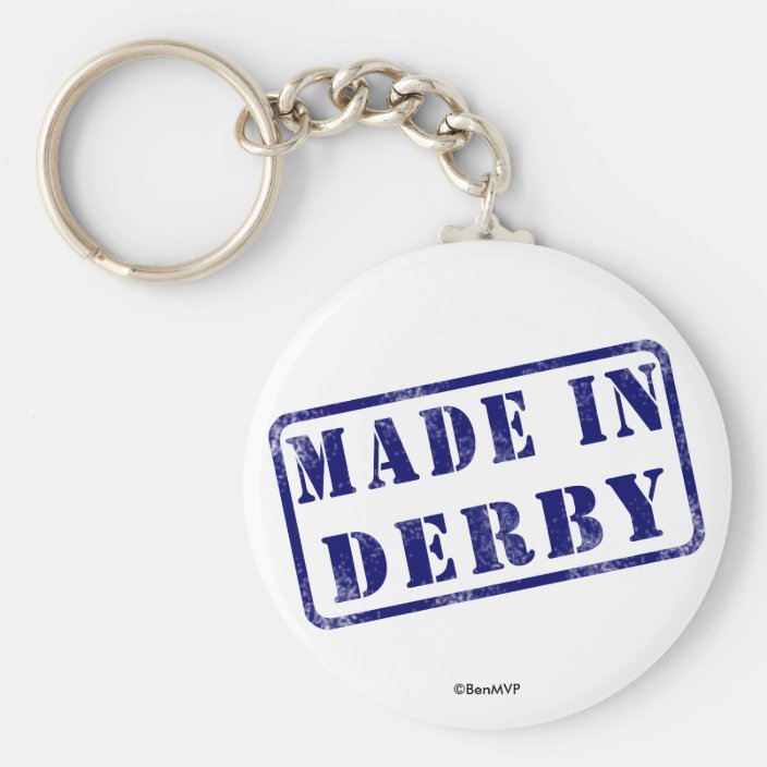 Made in Derby Keychain